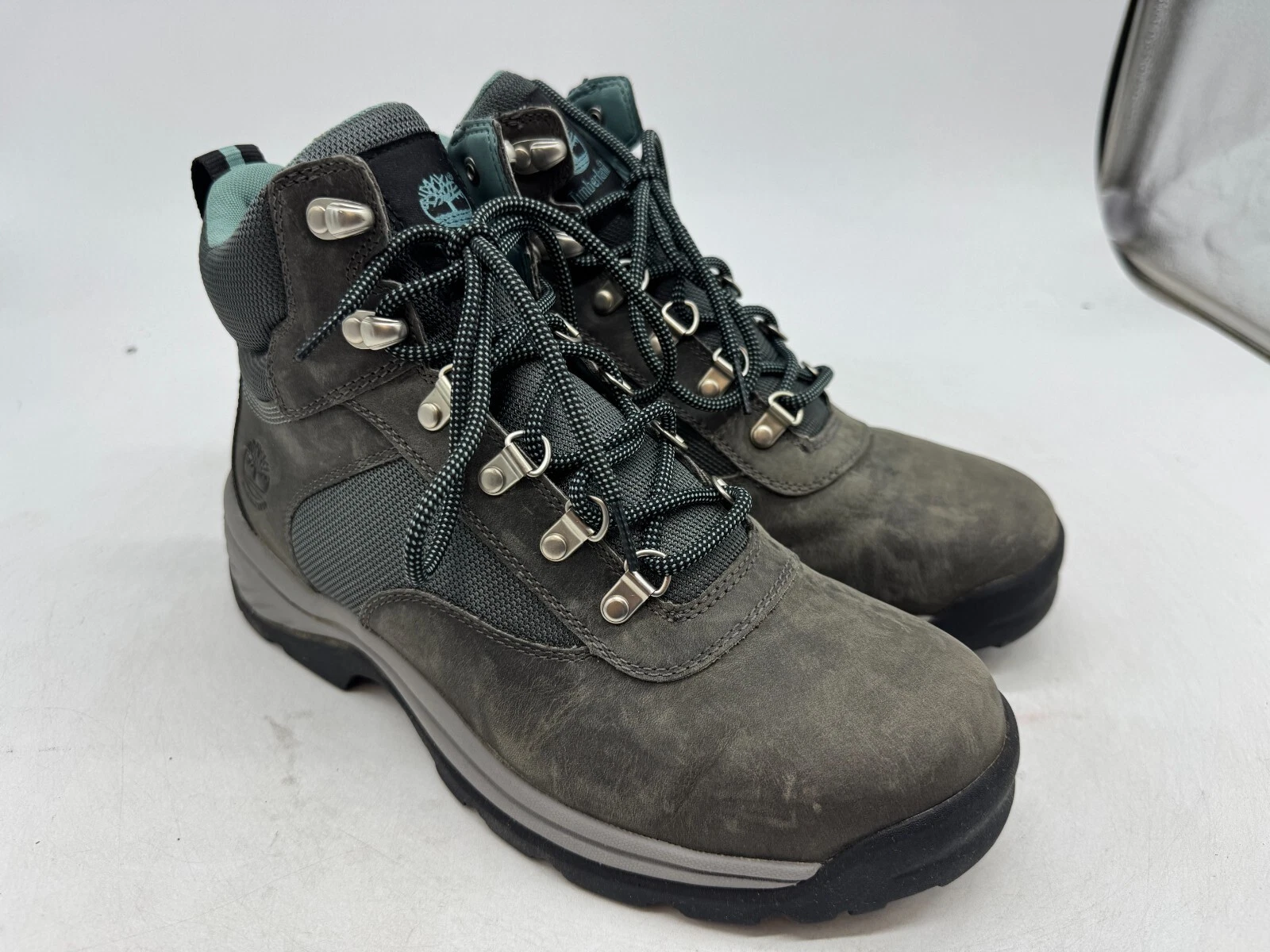 Timberland White Ledge scarponi da trekking donna grigio campanile stringati impermeabili 10