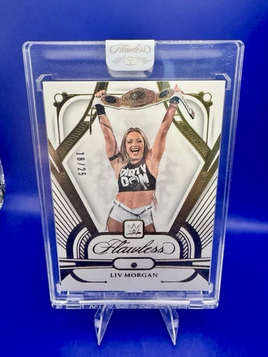 Liv Morgan #37 2024 Panini FLAWLESS WWE Wrestling Card 💎 DIAMOND GEM /25 💎