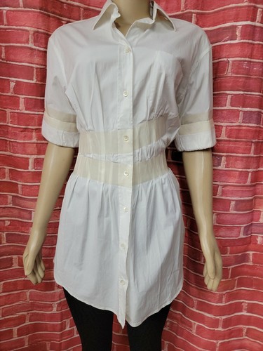 Maison Martin Margiela Vintage White Tape wrap collection 2009 Size 44 #C7