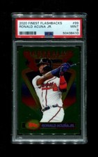 2020 RONALD ACUNA JR. FINEST FLASHBACKS #99 BRAVES PSA 9