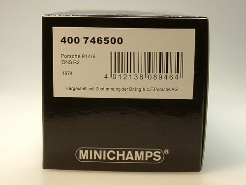 Minichamps VW Porsche 914/6 "ONS R2", 1974 - 400 746500 - 1:43 - Bild 5 von 5