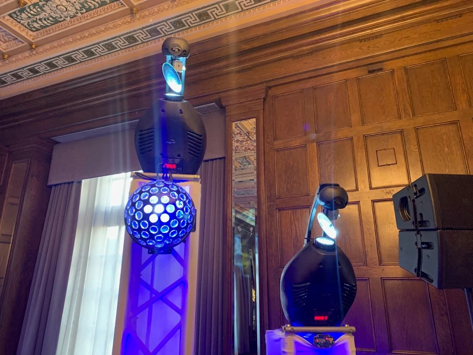 (2)American DJ ADJ ACCU SCAN 250 DMX Scanner Lights w/ Original Boxes - Working - Image 3 of 4