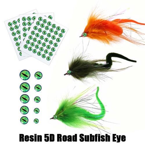 50Pcs 3mm~12mm 3D Epoxy Fish Eyes Dragon Eyes For Fly Jig Baits Lure Making New - Bild 2 von 17
