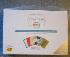 Project Life Becky Higgins Cut  Paste Edition Mini-Kit 100 Cards - NEW 380183