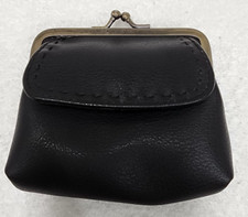 Coin Purse 4" Metal Frame Women with 2 Pockets
