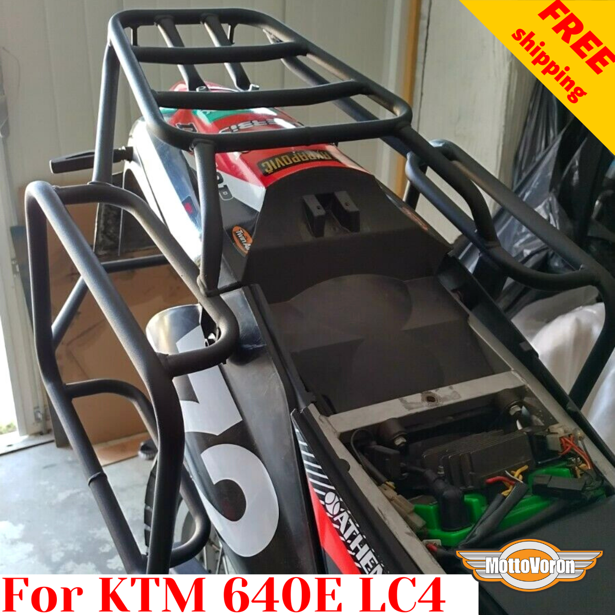 ktmr様 収納カゴ完成品 For KTM 640 LC4 Rack luggage system 640 Adventure lc4 Side carrier