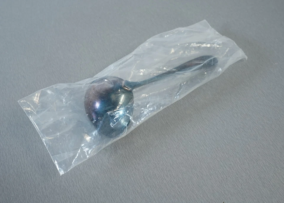 elegante mestolo per salsa WMF anni 90 argento mestolo creatore di salse vint... - Immagine 2 di 3