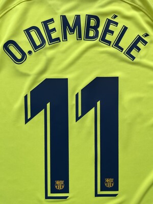 2018/19 Barcelona Away Jersey #11 Ousmane Dembele Medium Nike