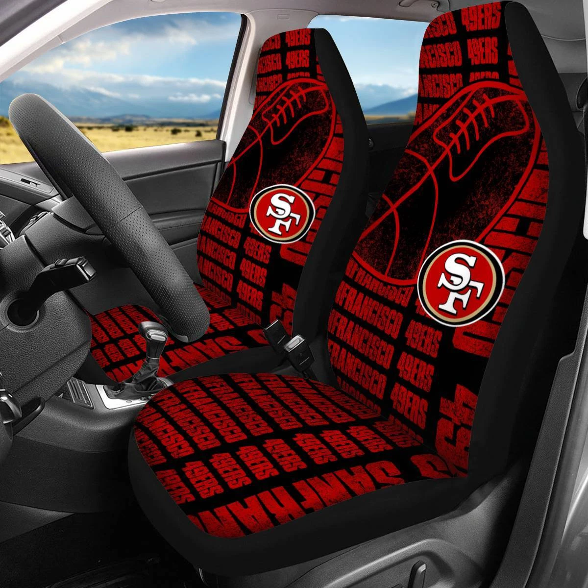 San Francisco Team Car Seat Cover