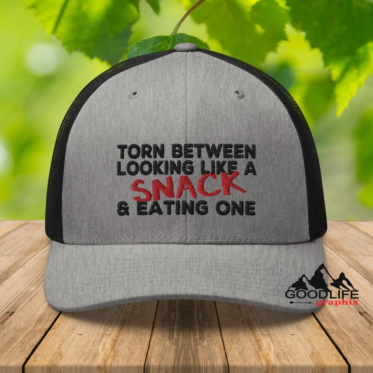 Looking Like a Snack Funny Sarcastic Trucker Hats for Men Women Birthday