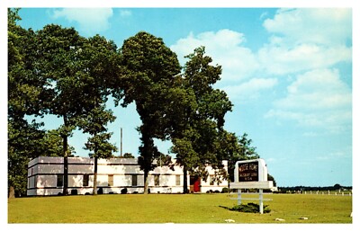 Salisbury MD Maryland Moose Home Lodge #654 Street View Chrome Postcard