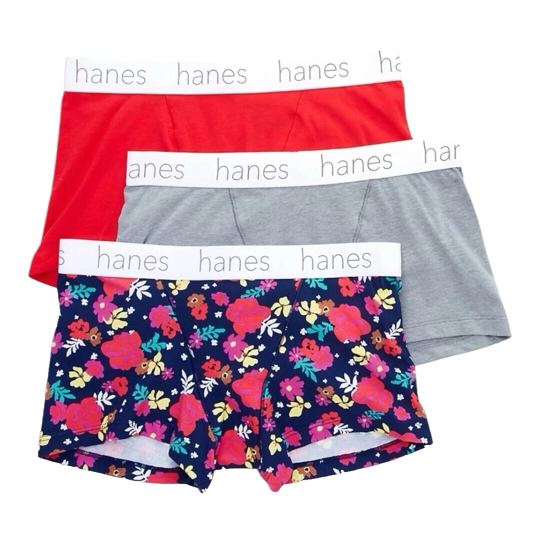 Hanes Cotton Blend Floral Panties for Women