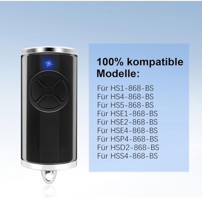 2X Garagen Fernbedienung Hörmann BS 868MHz HSE1 HS1 HSE2 HS4 HS5 HS5-868-BS