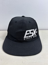 ESX360 Hat Cap Snap Back Black Gamer Gear Youth One Size Polyester Gaming