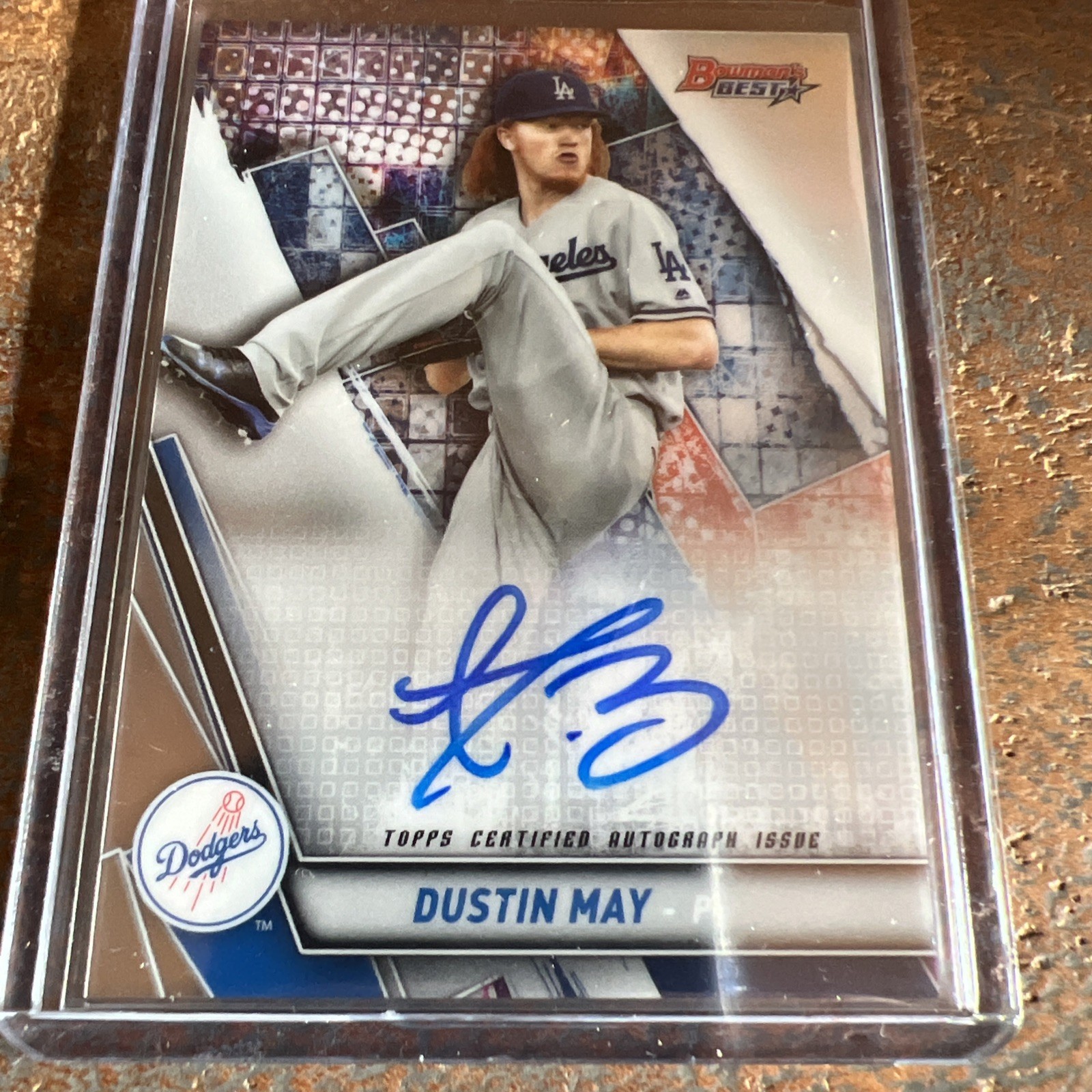 2019 Bowman's Best - Autographs Dustin May #B19-DM (AU, RC)