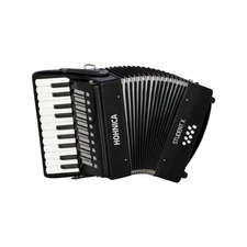 Hohner 30 Key Student X Piano Accordion (Black)