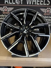 1 X BMW 859M 19” ALLOY WHEEL 4 SERIES G26 8747304 5a504d7 8.5J Is35 Black D Cut