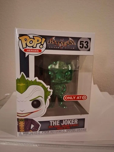 Funko Pop! Batman Arkham Asylum The Joker #53 Target Exclusive Metallic Green