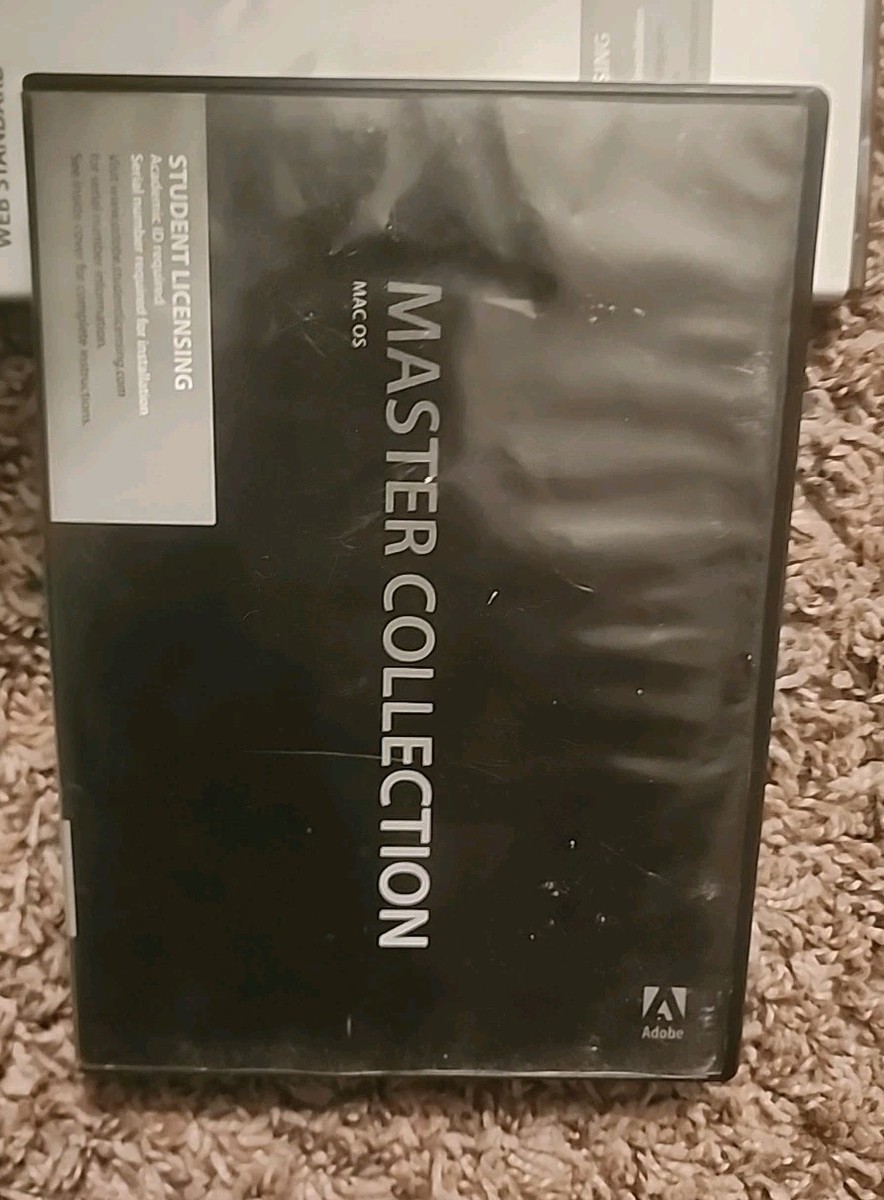 ADOBE CS4 CREATIVE SUITE 4 MASTER COLLECTION DVD Windows (Student