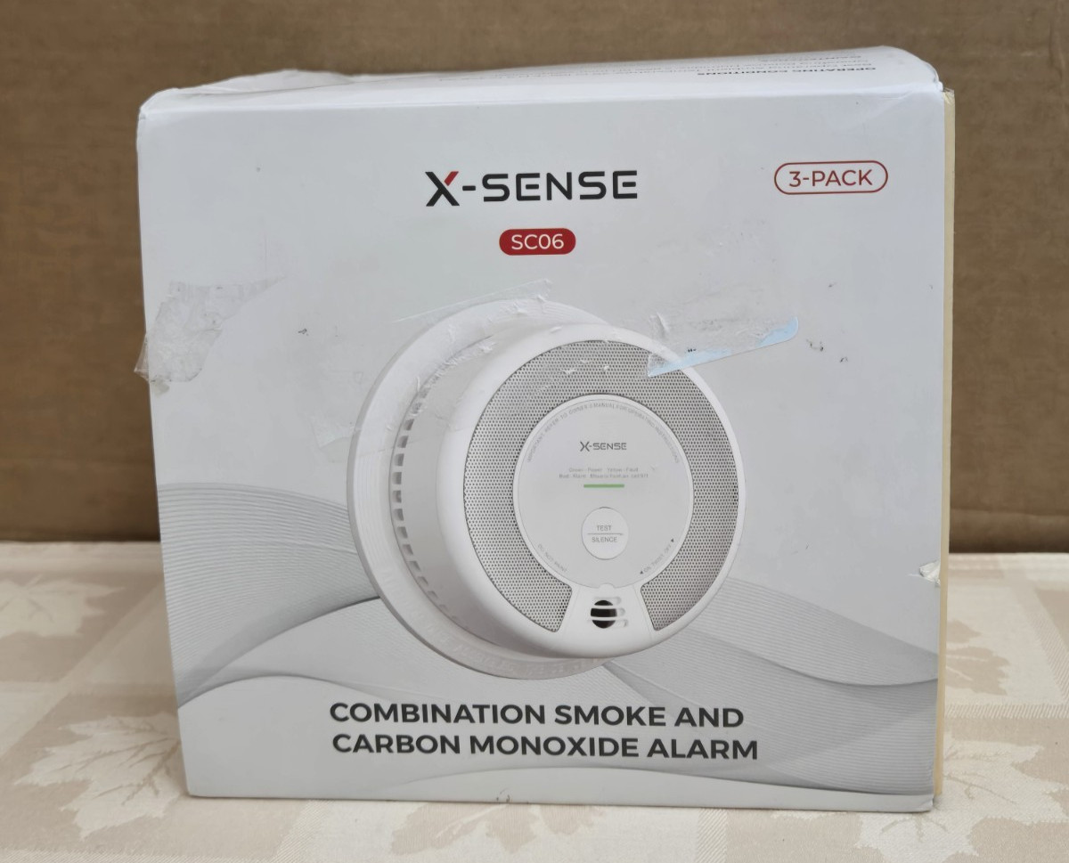 X-Sense Combination Smoke & Carbon Monoxide Alarm SC06 3-Pack