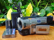 61984 Sony CCD-TRV80 Hi8 Camcorder Nightshot NTSC Tested w/ Charger Battery