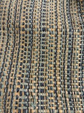 48x 2yards 72 Multi striped Blue Fabric Beautiful Upholstry Material