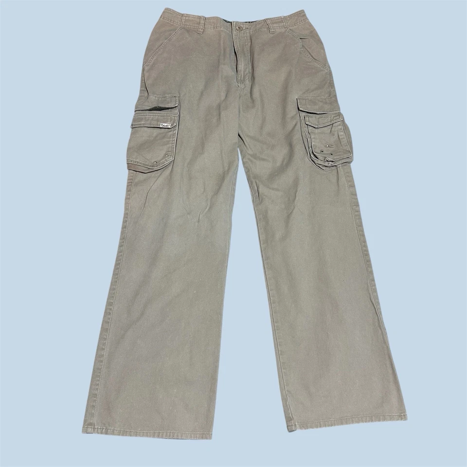 Pantalones de mezclilla O’Neil Cargo para hombre 32 caqui tostado - holgados Y2K vintage surf skate Foto 3 de 4