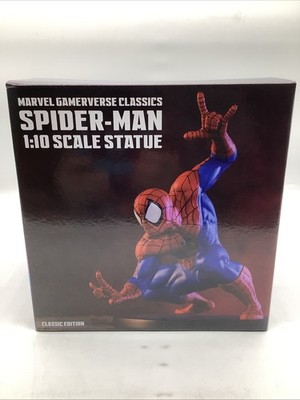 1:10 Marvel Gamerverse Classics: Spiderman Classic Edition Statue NIB