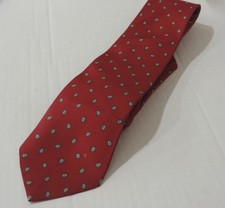 Wembley necktie Mens Burgundy long, classic paisley Patterned neck Tie Luxury