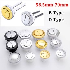 Dia 58.5mm-70mm Round Dual Flush Toilet Cistern Push Button Fitting Replacement