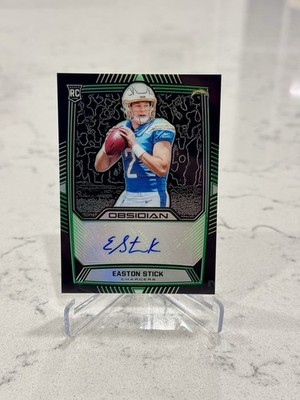 2019 Obsidian Easton Stick Electric Green Rookie Auto #30/50 - Chargers RC