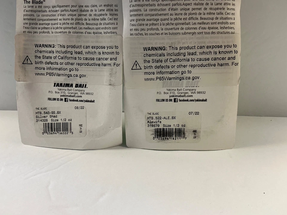 Cebo giratorio Hildebrandt The Blade 1/2 oz plata Shad & Alewife Foto 3 de 3