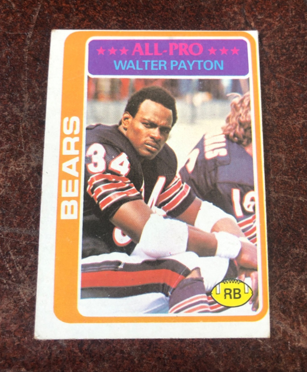 Topps 1978 All-Pro Walter Payton #200 Chicago Bears NFL Football Card