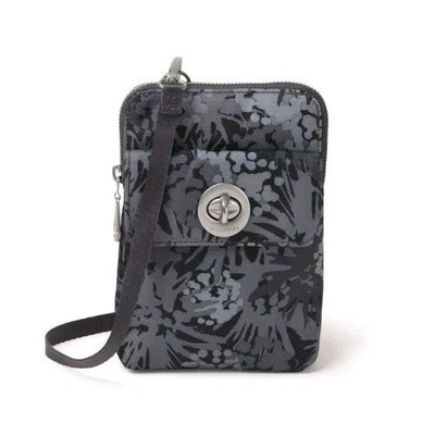 Baggallini Lima RFID Mini Crossbody Bag Pewter Thistle Travel