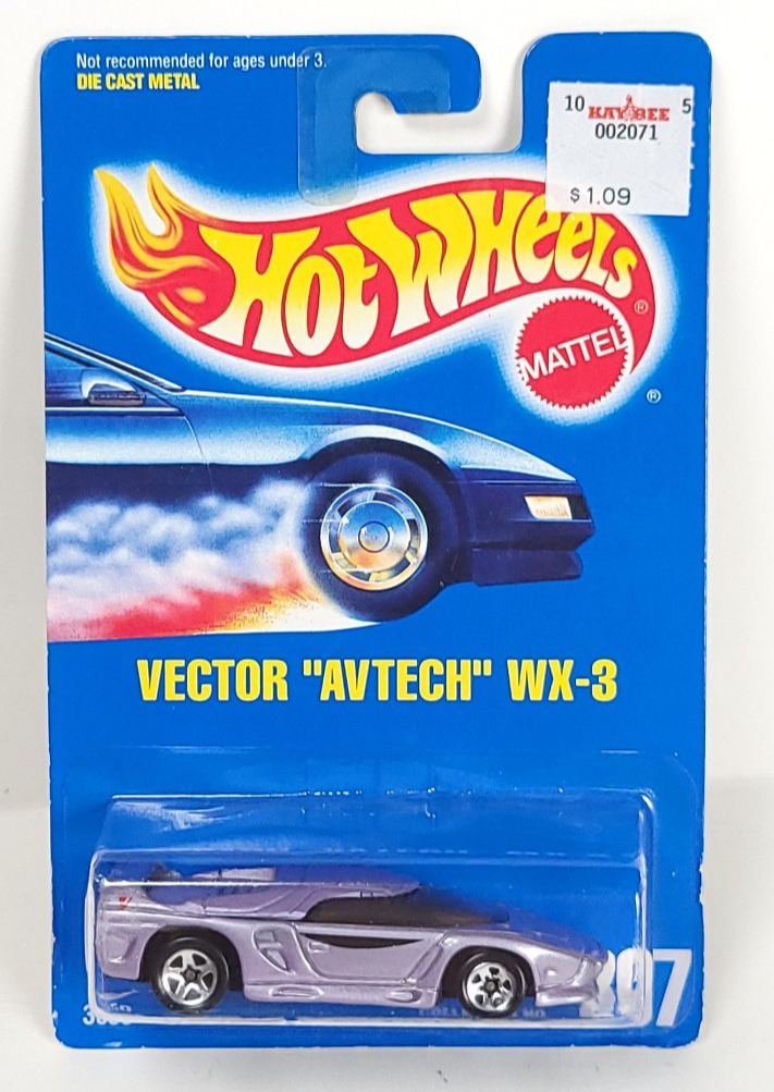 Hot Wheels Vector Avtech WX-3 #207 5sp purple READ | eBay