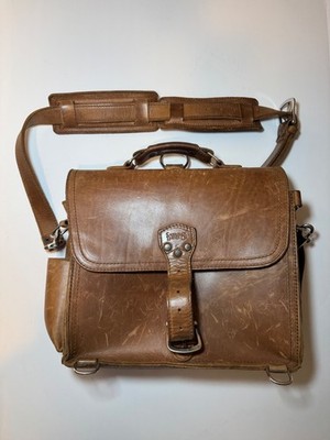 Saddleback Leather Co Briefcase Messenger Bag Brown Full Grain 14''x12''