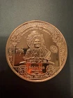 1 oz .999 Fine Copper Round $5 INDIAN CHIEF NOTE Design Art Bar Mint
