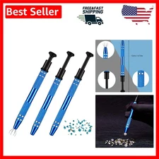 Pack of 3 Diamond Claw 4-Prong Tools | Ideal for Precision Parts & Gem Handling
