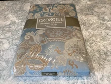 Croscill Napoleon Fabric Tablecloth 60 X 84” Blue Gold Multi Rare NEW