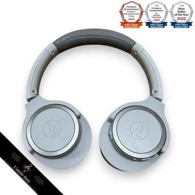 AudioTechnica ATHSR30BT Kabellose Kopfhörer Grau mit TypC Kabelbox