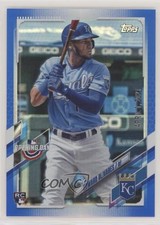 2021 Topps Opening Day Opening Day Edition Blue Foil Edward Olivares #165 18b3