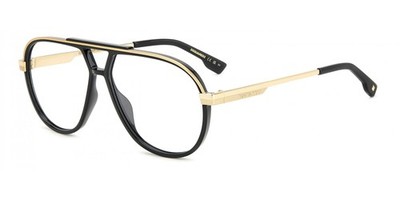 Dsquared2 D2 0113 BLACK 58/12/145 Herrenbrillen Brillen