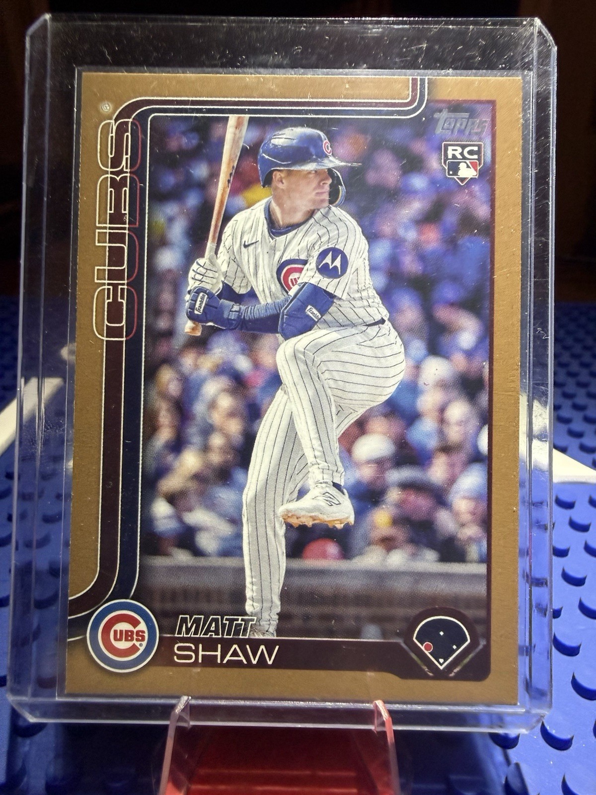 2025 Topps Update Series Matt Shaw US200 Gold /2025 Rookie Chicago Cubs