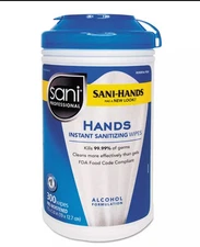 Sani Professional Hands Instant Sanitizing Wipes with Tencel Qty 1
