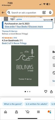 Bocas TRILOGY ALL 3 books by Thomas M. Barron (2017, Trade Paperback) PERFECT 