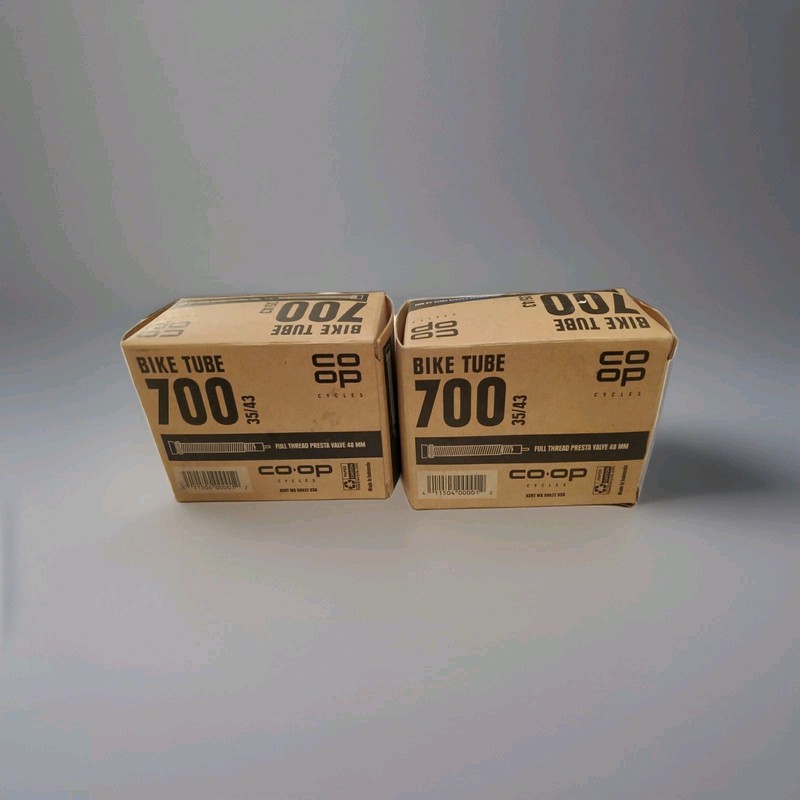 2 PACK Co-Op Cycles Bike Tube 700 - 35/ 43, Bicycle, Innertube Replacement - NEW