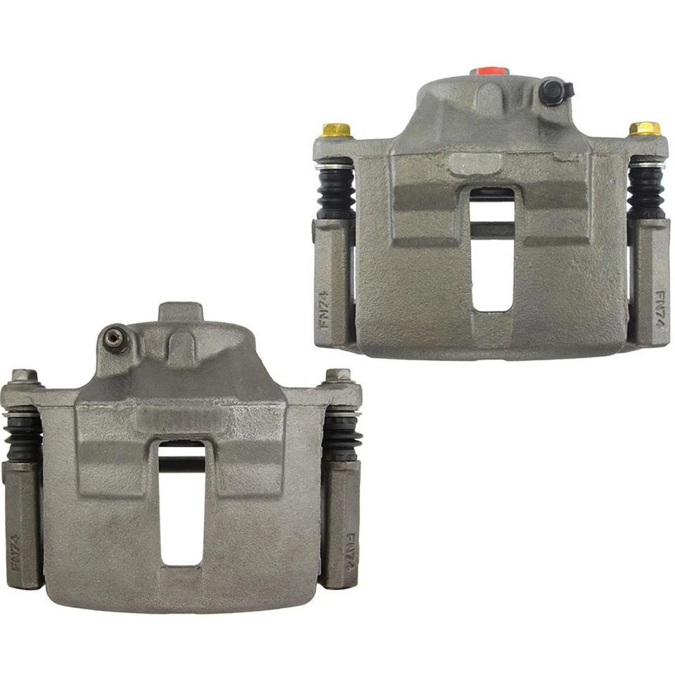 Disc Brake Caliper 2pcs Centric Front Pair for 2001 2002 2003-2007 Ford Taurus - Image 2 of 2