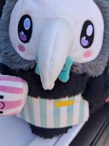Squishable Squish Park 9.5" Mini Plague Doctor Plush W/ Popcorn (2024) - CLEANED