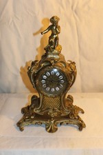 Sch&ouml;ne, Bronze,  fr. Kaminuhr , guter Zustand