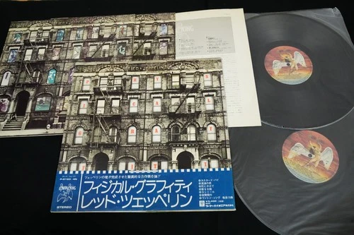 LED ZEPPELIN PHYSICAL GRAFIFTI JAPAN 2LP OBI P-5163-4N